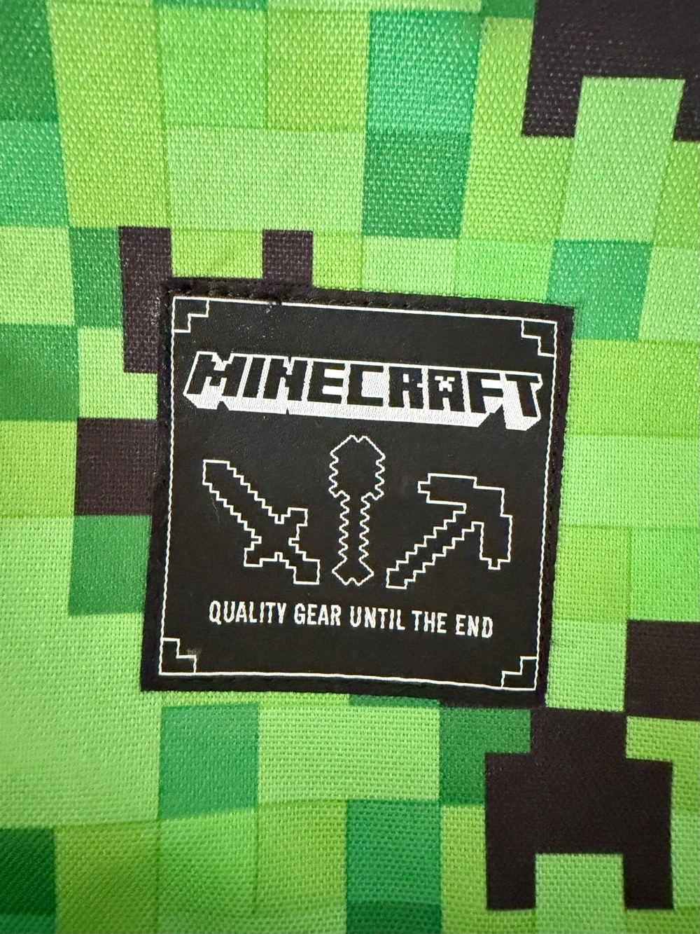 Minecraft Creeper Green/Black Backpack